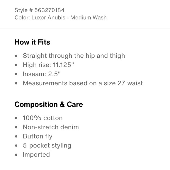 Levi’s 501 premium short size 34. Luxor Anubis. - Picture 6 of 12